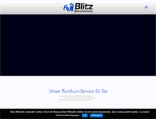 Tablet Screenshot of blitz-botendienste.de